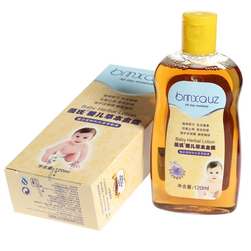 蓓氏 bmxouz婴儿草本金露120ML 有香味洗澡水120ml