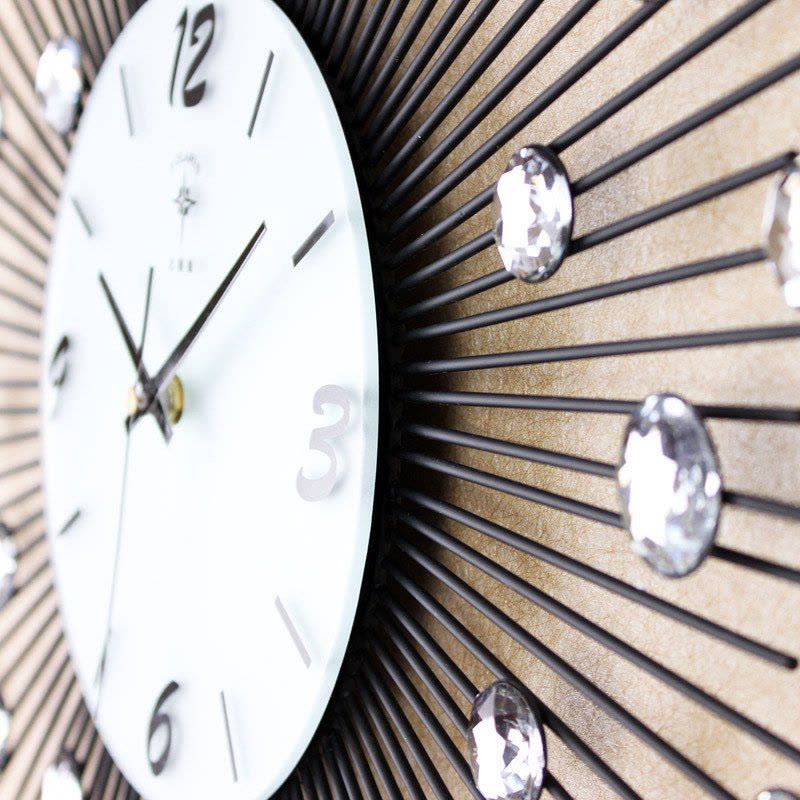 北极星(POLARIS) 时尚客厅艺术钟表简约现代大挂钟创意个性时钟欧式静音卧室家用大气石英挂表图片