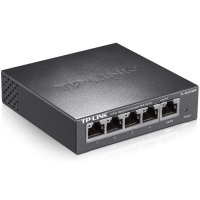 普联（TP-LINK）5口全千兆非网管PoE交换机TL-SG1005P网络监控无线AP供电器模块