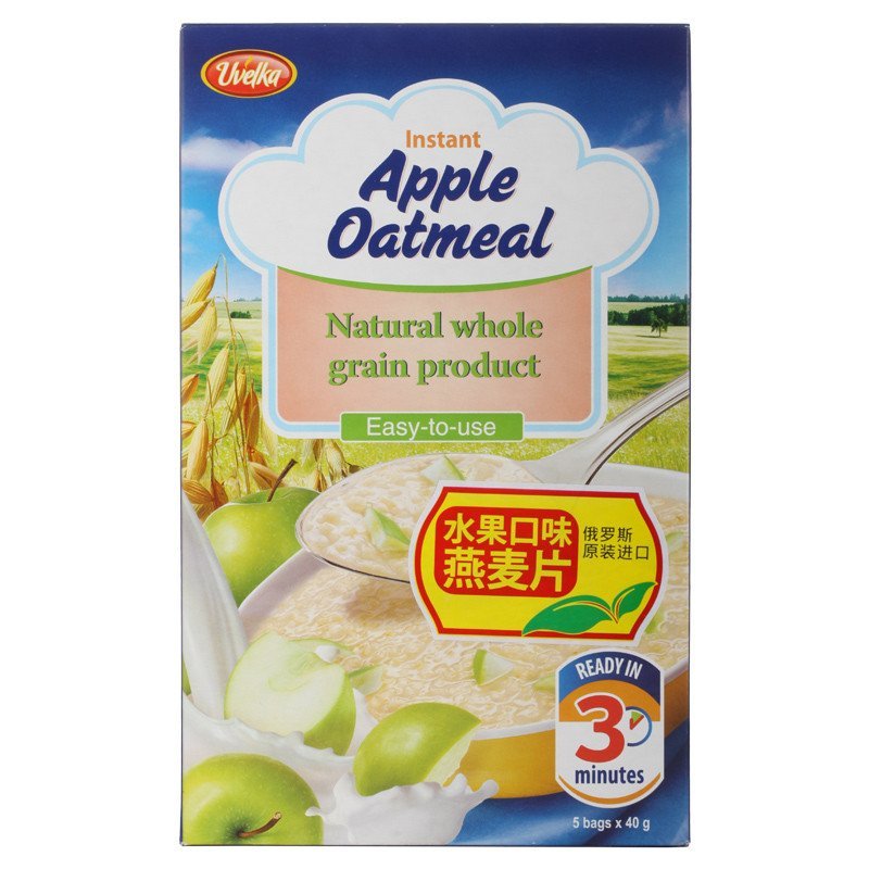 俄罗斯五味佳苹果味燕麦片(即食谷物)200g