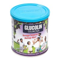 2罐装▏ GLUCOLIN 葡萄灵 葡萄糖粉 黑加仑味 420g 马来西亚进口 罐装 膳食营养补充剂