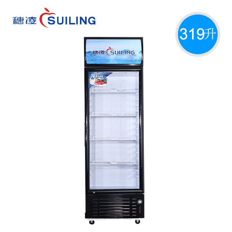 穗凌(SUILING)LG4-319LT 立式单温冷藏展示冷柜 饮料柜(豪华型)左开商用展示柜