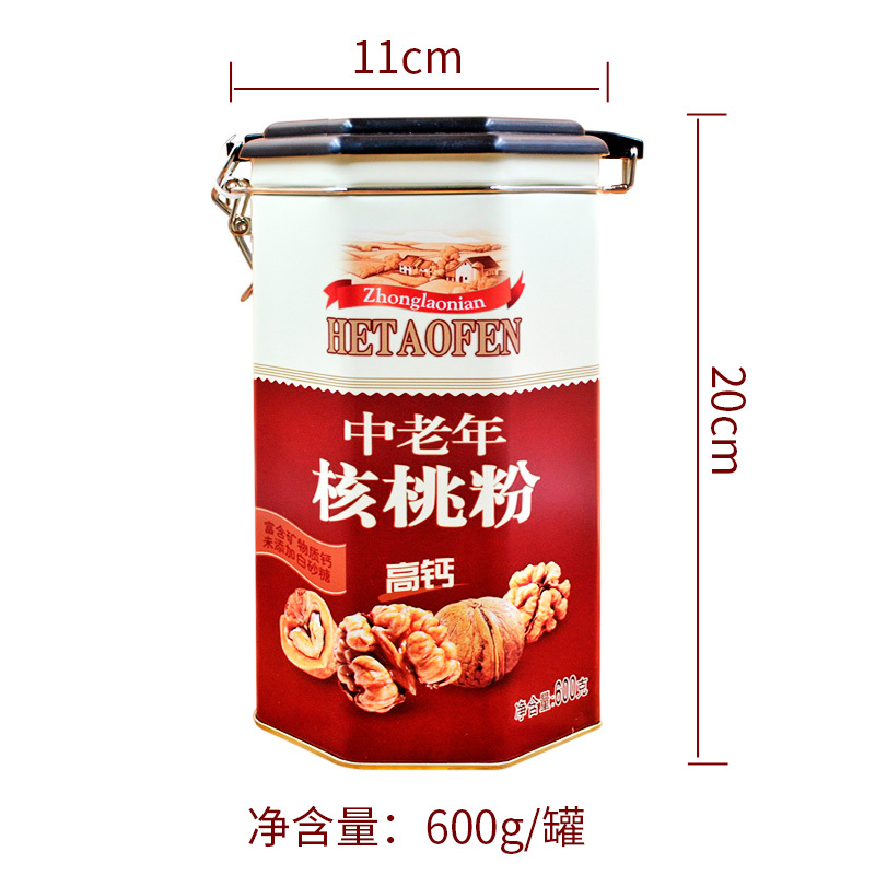 智力老年核桃粉罐装600g