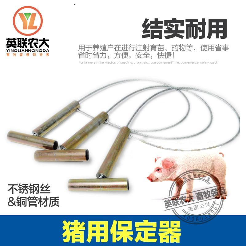 洋子(YangZi)套猪器 猪套子 铜管不锈钢丝猪用打针保定器 套头器 养猪用品器械