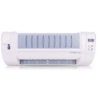得力(Deli) 塑封机3893 适用A4简洁时尚静音型覆膜机/塑封机/过塑机 白色