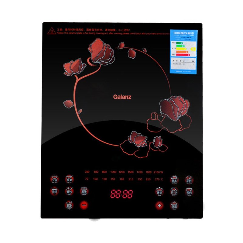 格兰仕电磁炉CH2118K大平板触摸屏、一键式操作防水设计