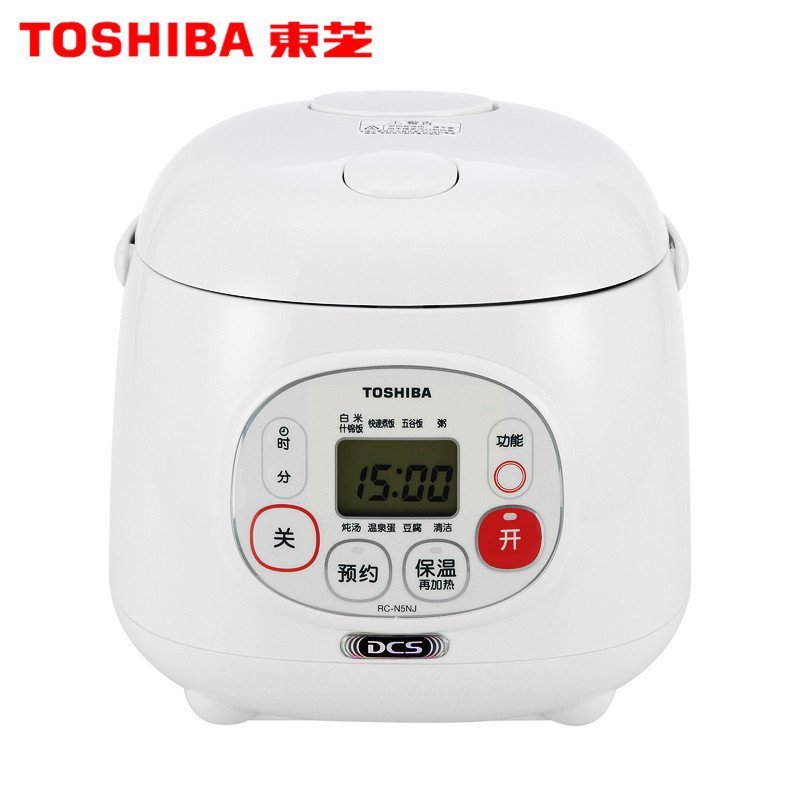 东芝(TOSHIBA)电饭煲RC-N5NJ 电饭煲1.5L迷你家用小型母婴电饭锅1人-2人