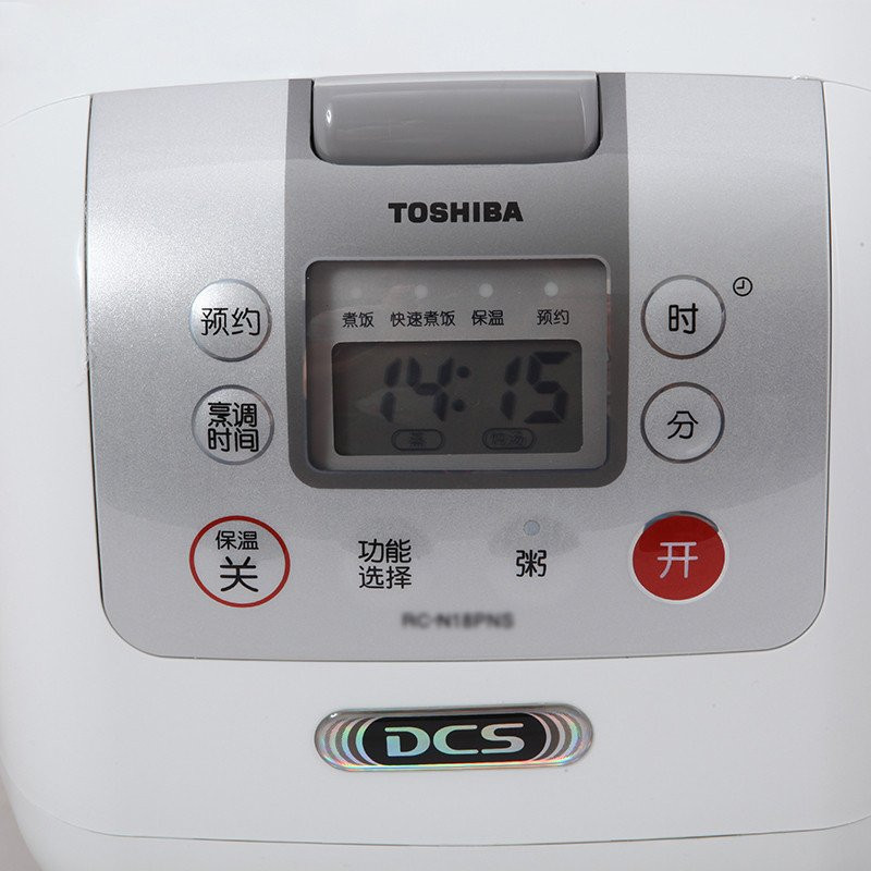东芝电饭煲RC-N10PNS 3L智能微电脑电饭煲
