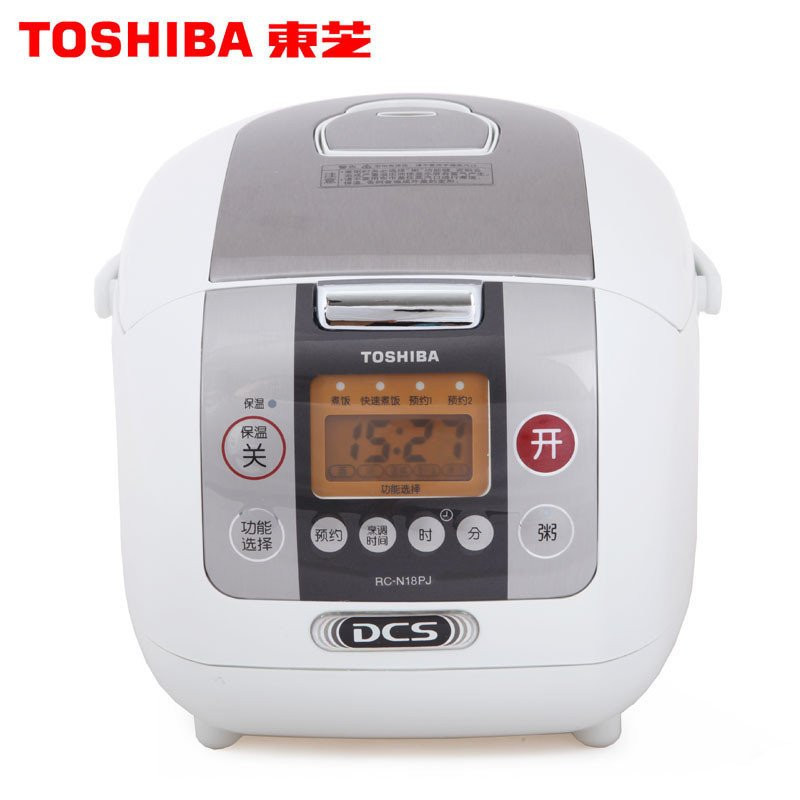 东芝（TOSHIBA）电饭煲RC-N15PJ 4L 家用智能预约全自动多功能电饭煲