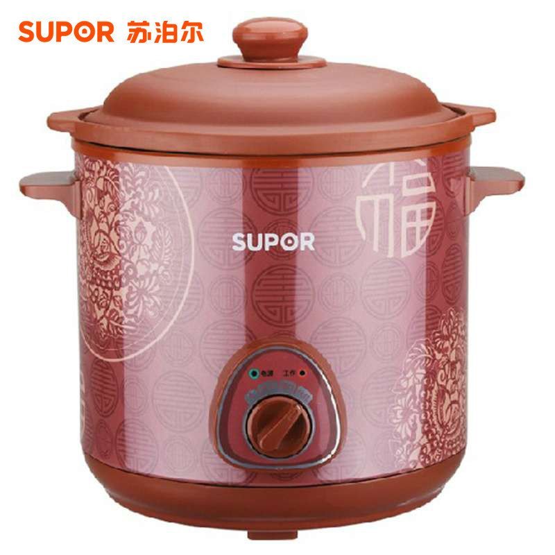 Supor/苏泊尔 DKZ60B1-350 电炖锅煮粥煲汤家用陶瓷砂锅炖盅