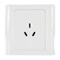 西蒙55系列两极带接地插座N51081