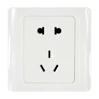 西蒙55系列两极加两极带接地插座N51084