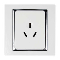 西蒙58系列16A两极带接地插座S51681(10只装)