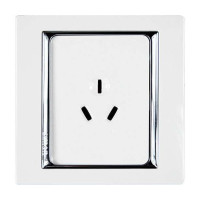 西蒙58系列两极带接地插座S51081(10只装)