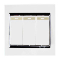 西蒙58系列三位单极琴键开关S51031B