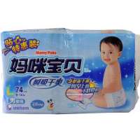 妈咪宝贝纸尿裤L男74片(09)+10