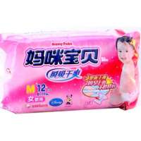 妈咪宝贝纸尿裤M女12片(09)