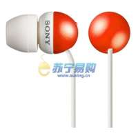 索尼耳机MDR-EX33A/DQ(桔黄)