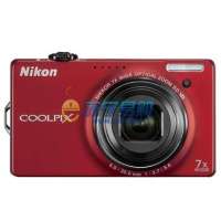 尼康数码相机S6000(红)+4G卡+包