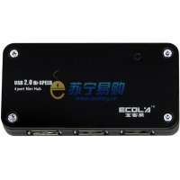 宜客莱魅格USB集线器USB-HUB104BK
