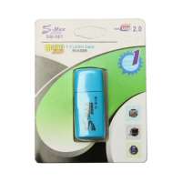 西迈MicroSD(TF)读卡器SM-081(蓝)