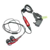 索尼爱立信耳机HPM-70(黑/红)(简装)