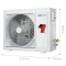 海尔(Haier)2匹天花机商用中央空调 嵌入式空调 KFRd-50QW/21AAH13 天花空调机 吸顶机空调