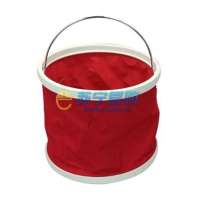 TYPE-R红色便利多功能伸缩桶(9L)