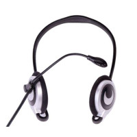 台铂耳麦TP-253银黑