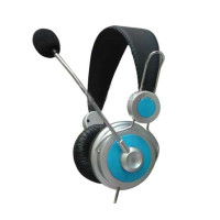 台铂耳麦TP-353银蓝