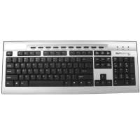 森松尼多媒体有线键盘SK-705U银黑色