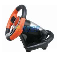 北通双震动USB游戏方向盘BTP-3169(瞬风169红)