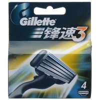 吉列锋速3刀片(4刀头)