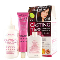 巴黎欧莱雅可丝莹温和染发霜565号 檀木红褐48ml+72ml+40ml