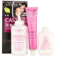 巴黎欧莱雅可丝莹温和染发霜300号 柔美栗黑48ml+72ml+40ml