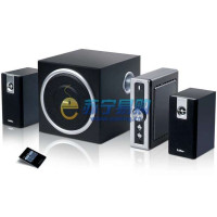 漫步者C2 2.1声道独立功放多媒体音箱(黑色)