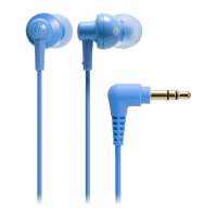 铁三角入耳式耳机ATH-CKL200(浅蓝色)
