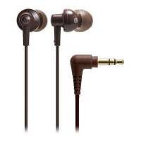 铁三角入耳式耳机ATH-CKL200(棕色)
