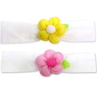 Happy baby靓丽彩花发带(粉色)512-13088