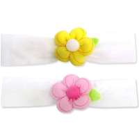 Happy baby靓丽彩花发带(黄色)512-13089