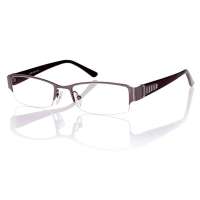 益盾防辐射眼镜销量冠军品牌护目镜翡翠绿膜典雅商务金属半框L1020 灰