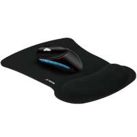 宜客莱超舒适Pro-Fit人体工学护腕型鼠标垫MPD-016BK(黑色)