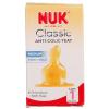 NUK通气仿真乳胶奶嘴（供0-6个月婴儿使用.中圆孔)单个盒装