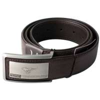七匹狼男士平滑扣皮带793014800-1