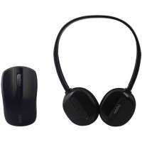 雷柏无线麦克风耳机+无线鼠标套包K10