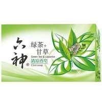 六神清凉香皂特惠三块装(绿茶+甘草)125g*3
