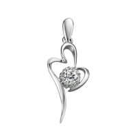 爱迪尔灵犀_18K金钻石吊坠