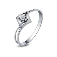 欧宝丽爱我所爱_18k金钻石女戒15号