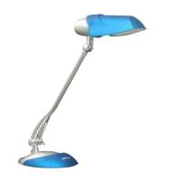 欧普护眼灯芙蓉(磨砂透明水蓝+银)