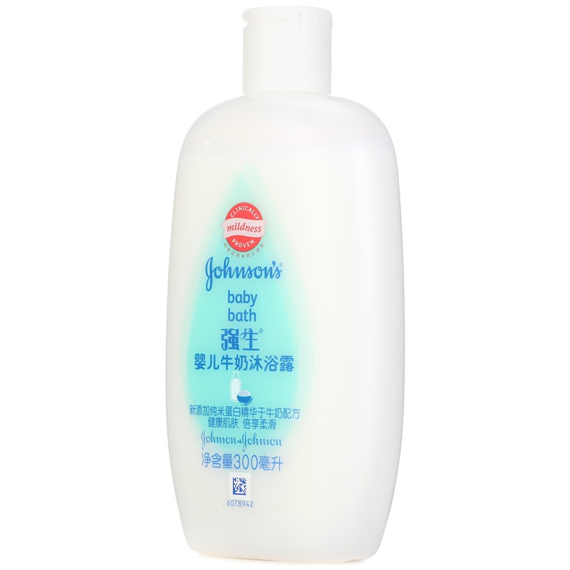强生婴儿牛奶沐浴露300ml